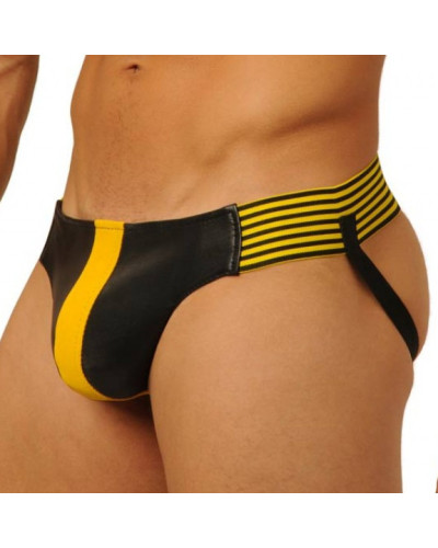 Jockstrap Fist Leather Jaune  Couleur principale:Jaune