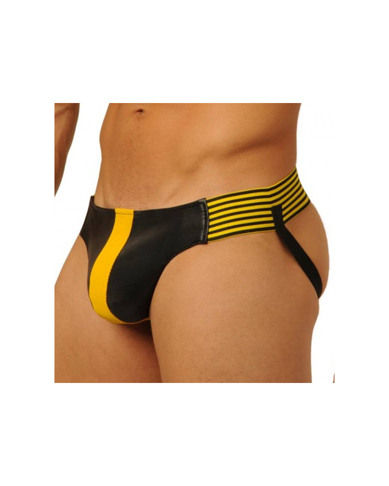 Jockstrap Fist Leather Jaune  Couleur principale:Jaune
