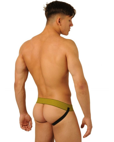 Jockstrap Fist Leather Jaune  Couleur principale:Jaune