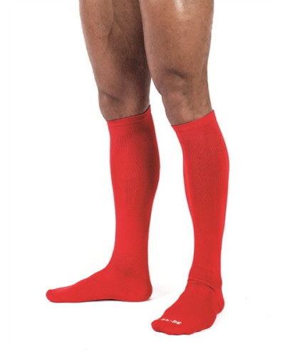 Chaussettes hautes Foot Socks Rouge  Couleur principale:Rouge