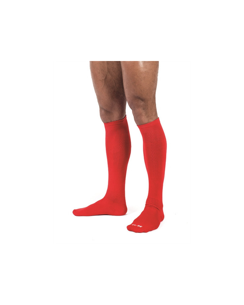 Chaussettes hautes Foot Socks Rouge  Couleur principale:Rouge