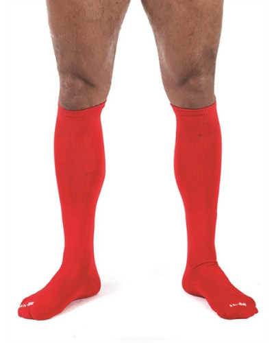 Chaussettes hautes Foot Socks Rouge  Couleur principale:Rouge