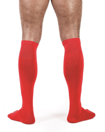 Chaussettes hautes Foot Socks Rouge  Couleur principale:Rouge