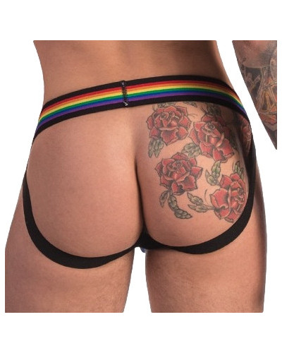 Jockstrap Barcode Pride rouge  Couleur principale:Rouge