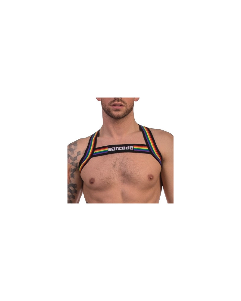 Harnais élastique Barcode pride Noir  Couleur principale:Noir