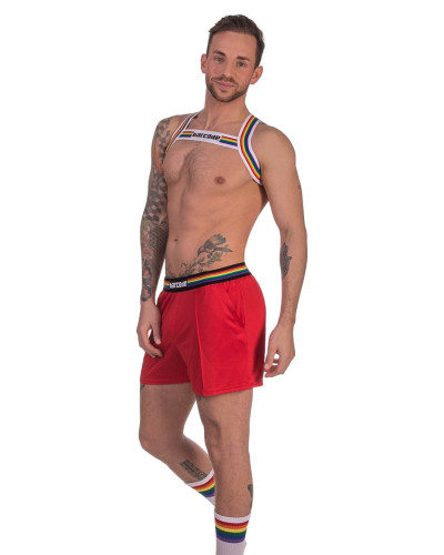 Harnais élastique Barcode Pride Blanc  Couleur principale:Blanc