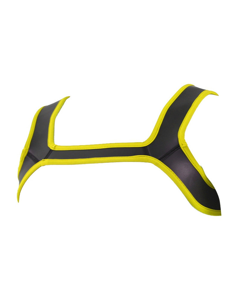 Harnais en néoprène Neo Harness Noir-Jaune  Couleur principale:Noir Couleur secondaire:Jaune