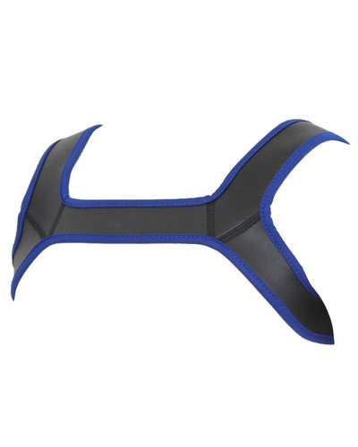 Harnais en néoprène Neo Harness Noir-Bleu  Couleur principale:Noir Couleur secondaire:Bleu