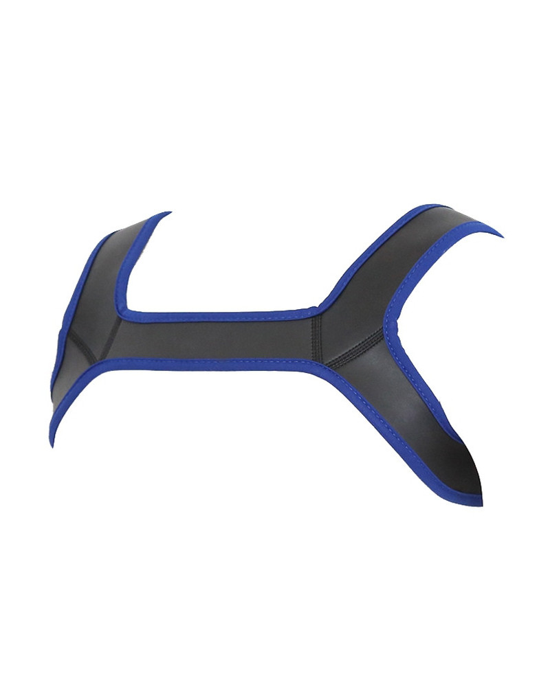 Harnais en néoprène Neo Harness Noir-Bleu  Couleur principale:Noir Couleur secondaire:Bleu