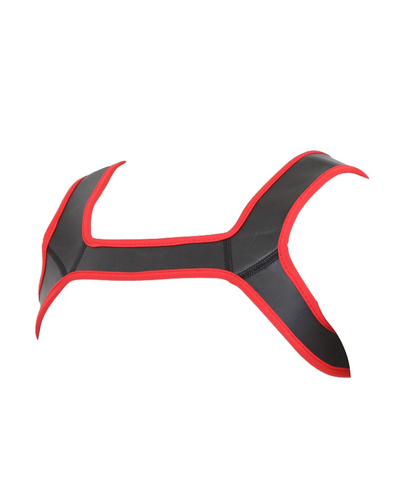 Harnais en néoprène Neo Harness Noir-Rouge  Couleur principale:Noir Couleur secondaire:Rouge