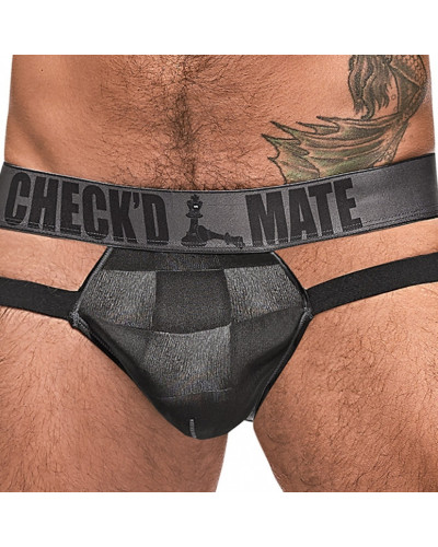 Jockstrap Cutout Damier  Couleur principale:Noir