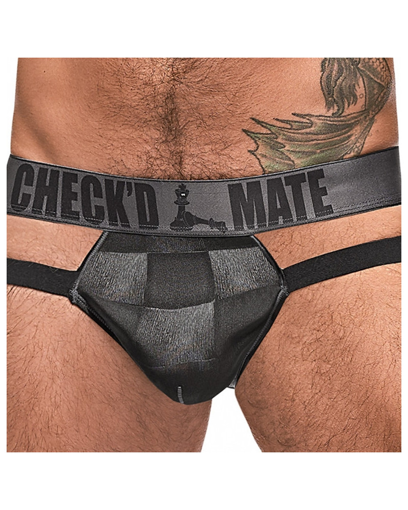 Jockstrap Cutout Damier  Couleur principale:Noir