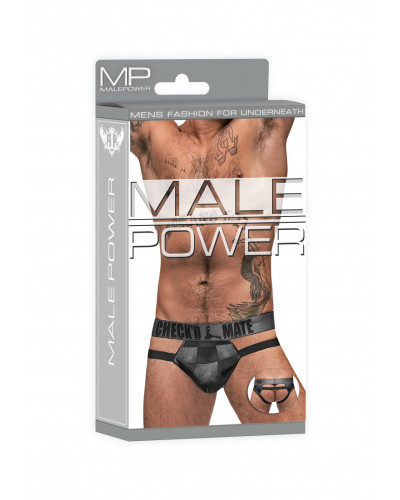 Jockstrap Cutout Damier  Couleur principale:Noir