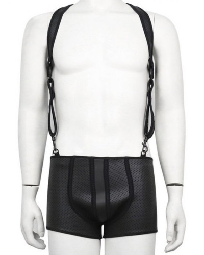 Jock boxer et Harnais en néoprène 