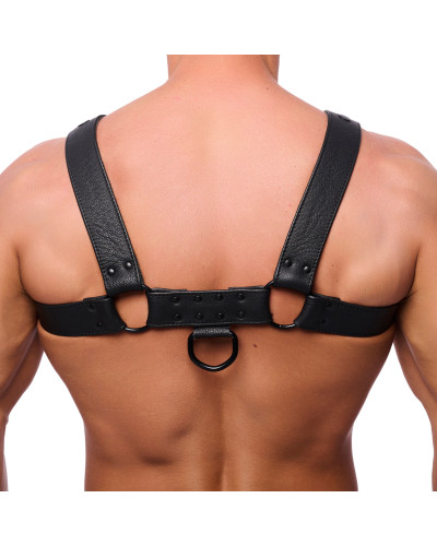 Harnais en cuir Snap Noir  Couleur principale:Noir