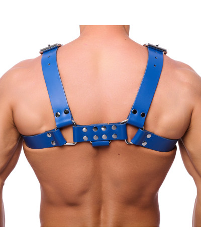 Harnais en cuir Buckle Bleu  Couleur principale:Bleu