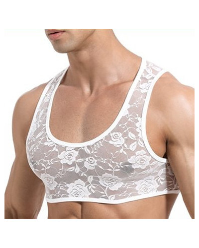 Crop Dentelle Blanc  Couleur principale:Blanc