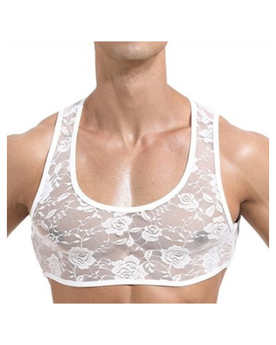 Crop Dentelle Blanc  Couleur principale:Blanc