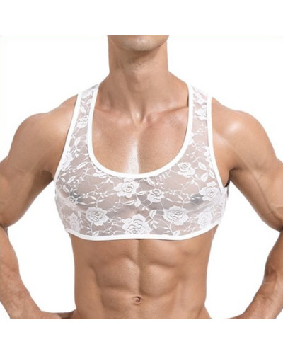 Crop Dentelle Blanc  Couleur principale:Blanc