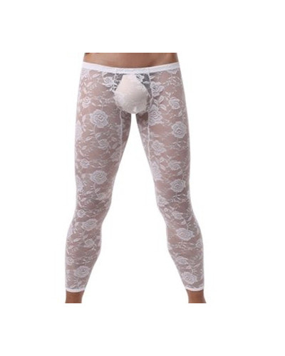 Caleçon dentelle sexy Blanc  Couleur principale:Blanc