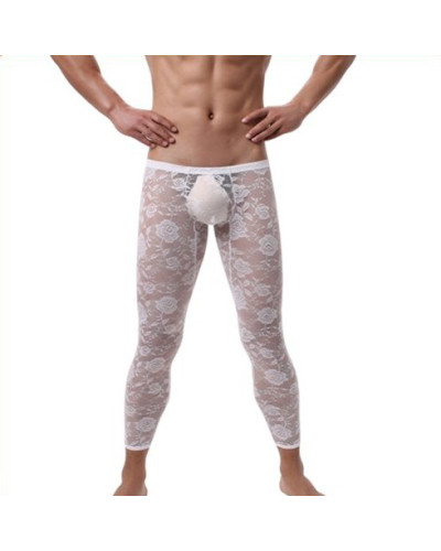 Caleçon dentelle sexy Blanc  Couleur principale:Blanc