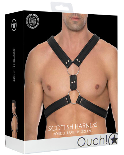 Harnais Scottish Noir  Couleur principale:Noir