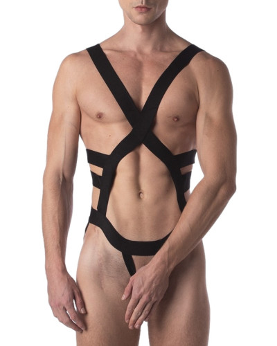 Harnais élastique ELON Noir  Couleur principale:Noir