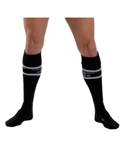 Chaussettes hautes URBAN FOOTBALL SOCKS Noir-Blanc  Couleur principale:Noir Couleur secondaire:Blanc
