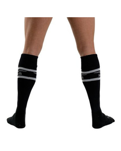 Chaussettes hautes URBAN FOOTBALL SOCKS Noir-Blanc  Couleur principale:Noir Couleur secondaire:Blanc