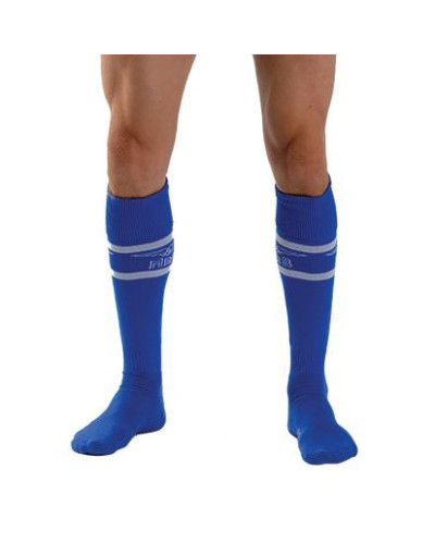 Chaussettes hautes URBAN FOOTBALL SOCKS Bleu-Blanc  Couleur principale:Bleu