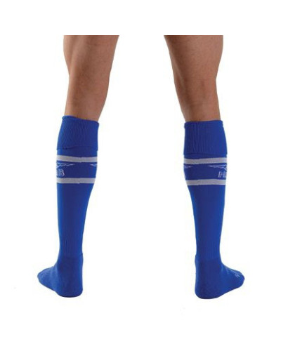Chaussettes hautes URBAN FOOTBALL SOCKS Bleu-Blanc  Couleur principale:Bleu