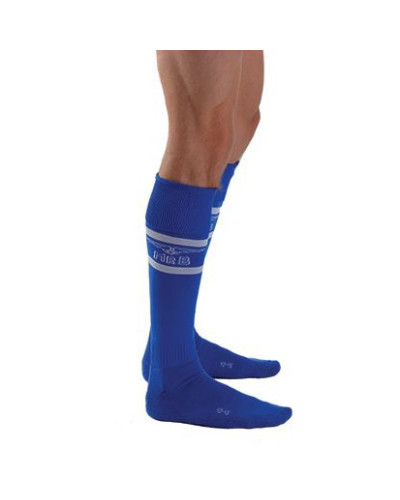 Chaussettes hautes URBAN FOOTBALL SOCKS Bleu-Blanc  Couleur principale:Bleu