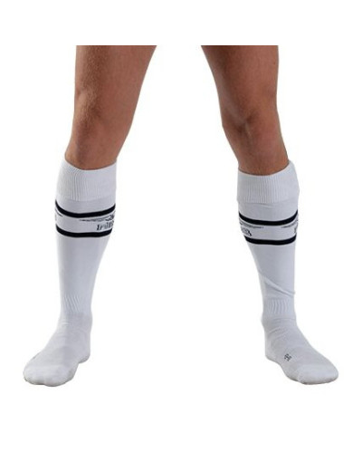 Chaussettes hautes URBAN FOOTBALL SOCKS Blanc-Noir  Couleur principale:Blanc Couleur secondaire:Noir