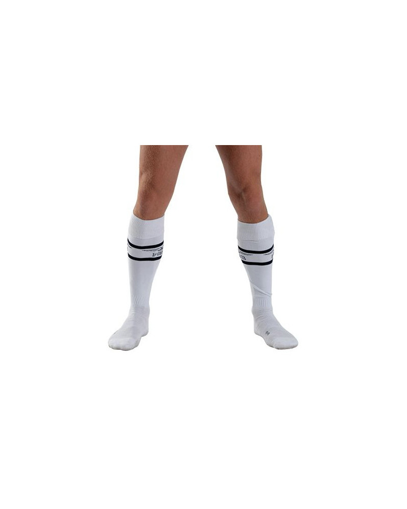 Chaussettes hautes URBAN FOOTBALL SOCKS Blanc-Noir  Couleur principale:Blanc Couleur secondaire:Noir