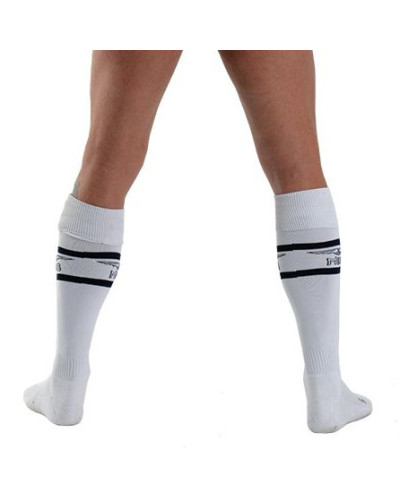Chaussettes hautes URBAN FOOTBALL SOCKS Blanc-Noir  Couleur principale:Blanc Couleur secondaire:Noir