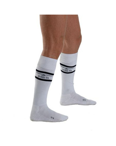Chaussettes hautes URBAN FOOTBALL SOCKS Blanc-Noir  Couleur principale:Blanc Couleur secondaire:Noir