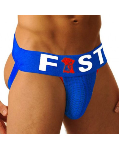 Jockstrap Fist Logo Bleu  Couleur principale:Bleu