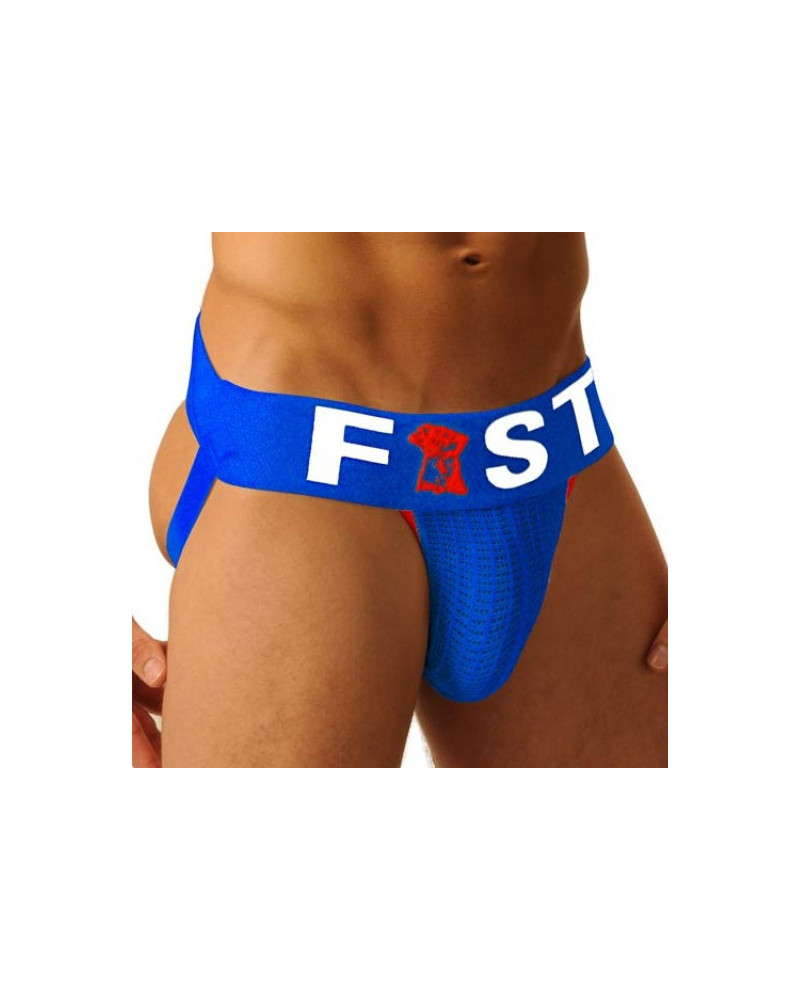 Jockstrap Fist Logo Bleu  Couleur principale:Bleu