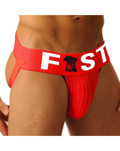Jockstrap Fist Logo Rouge  Couleur principale:Rouge