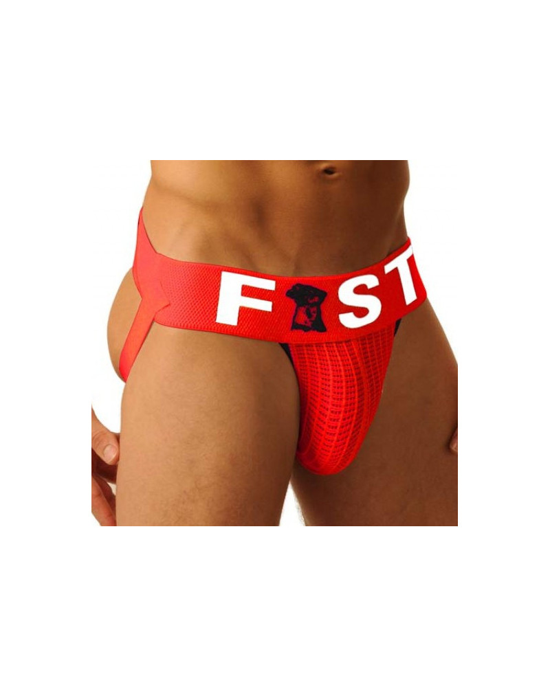 Jockstrap Fist Logo Rouge  Couleur principale:Rouge