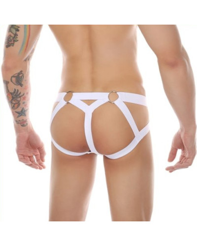 Jockstrap Mario Blanc  Couleur principale:Blanc