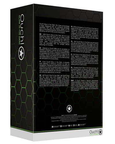 Harnais phosphorescent Gladiator Glow Noir-Vert Neon  Couleur principale:Noir Couleur secondaire:Vert