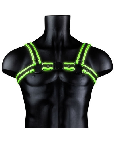 Harnais phosphorescent Glow Strike Noir  Couleur principale:Noir