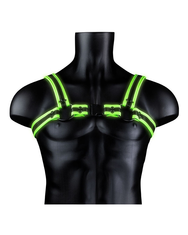 Harnais phosphorescent Glow Strike Noir  Couleur principale:Noir
