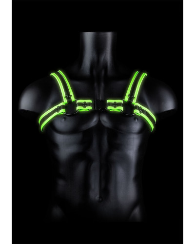 Harnais phosphorescent Glow Strike Noir  Couleur principale:Noir