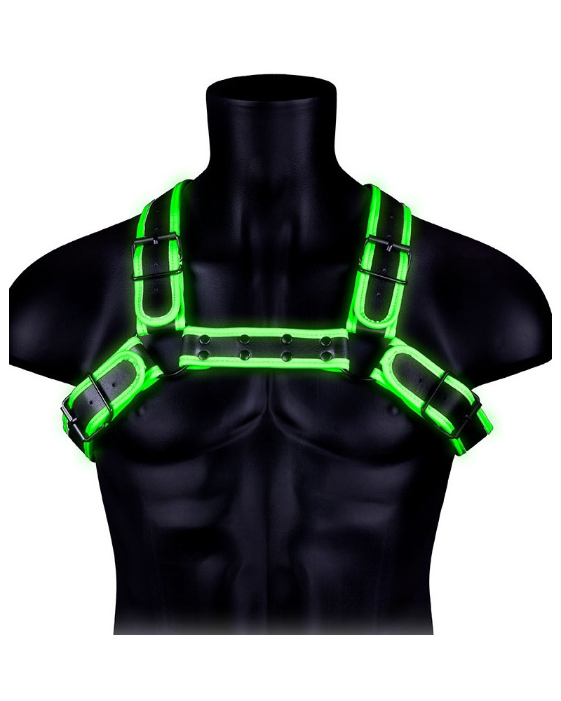Harnais phosphorescent Glow Buckle Noir  Couleur principale:Noir