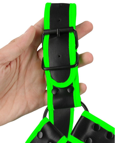 Harnais phosphorescent Glow Buckle Noir  Couleur principale:Noir