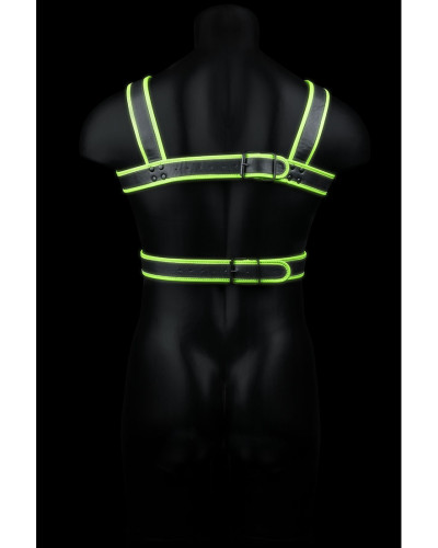 Harnais phosphorescent Glow Body Noir  Couleur principale:Noir