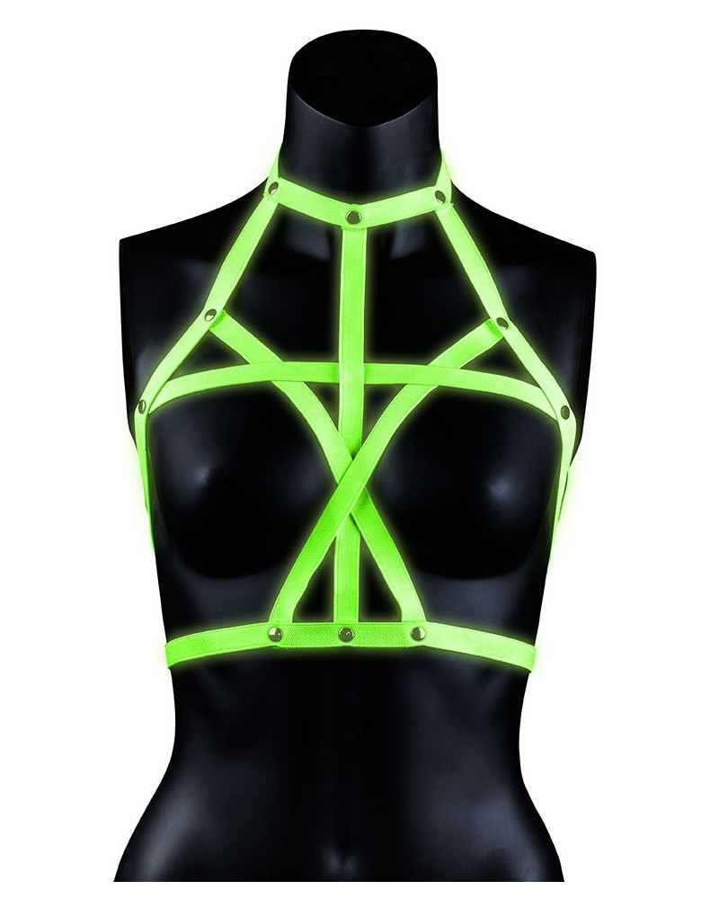 Harnais phosphorescent Bra Harness Glow 