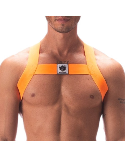 Harnais élastique Leonsh Orange Neon  Couleur principale:Orange